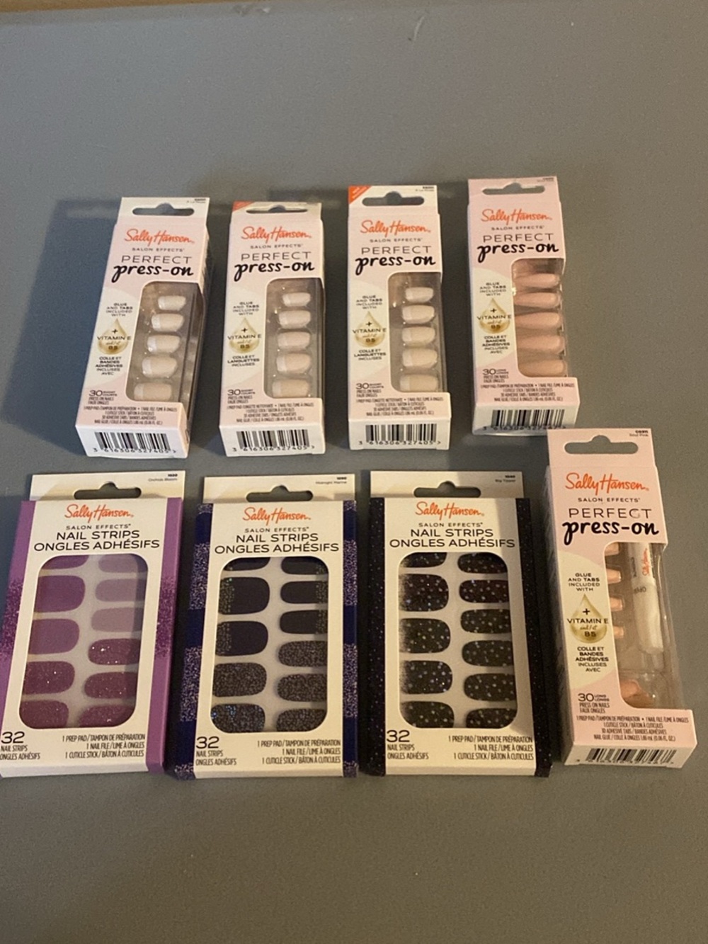 Sally Hansen Press-On Nails & Nail Strips Assorted
